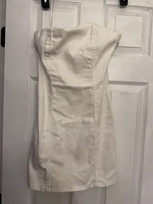 GB White Halter Dress thumbnail 2