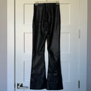TopShop Black Leather Pnats thumbnail 4