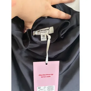 NWT Old‎ Navy The Occasion Black Satin Cowl Neck Maxi Dress XXL Tall Open Back thumbnail 3