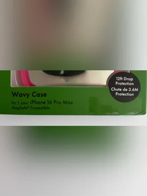 kate spade nwt iPhone Case Mirror with Pink Wavy Trim 16 pro max thumbnail 2