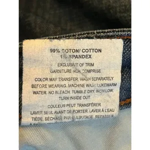 Tommy Hilfiger Dark Wash Denim Shorts Size 8 READ (8717) thumbnail 4