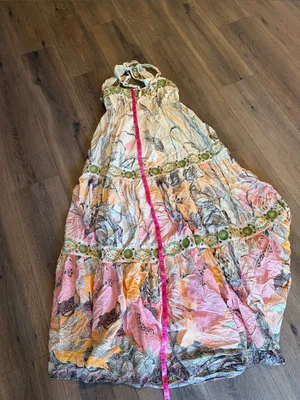 Anthropologie Square Neck Floral Maxi Dress thumbnail 10