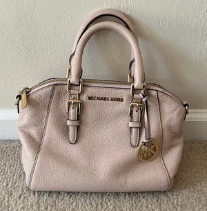 Michael Kors Blush Leather Satchel thumbnail 1