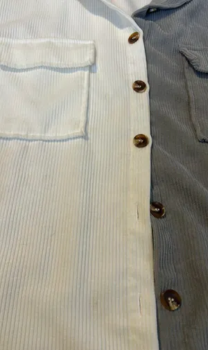 Multicolor Button Down Tan Size M thumbnail 2