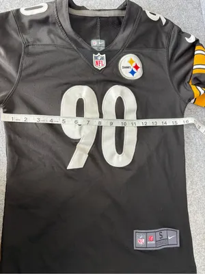 NFL women’s Black & Gold Pittsburgh Steelers #90 Jersey Watt thumbnail 8