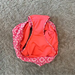High Waist Hipster Swim Bikini Bottom Coral Pink Medium thumbnail 4
