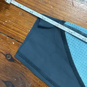 Peloton Move Mission‎ Mid-Rise Laser Cut Leggings Women's Size Medium Blue thumbnail 5