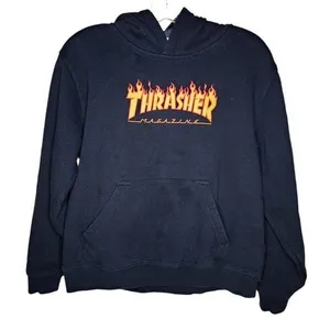 Thrasher Magazine Flame Logo Pullover Hoodie Sweatshirt Sz M San Francisco Flaw thumbnail 1