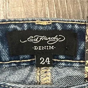 NWT Ladies Ed Hardy Denim with Vibrant Dragon Art Jeans thumbnail 6