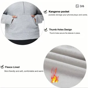 Trendy Queen grey scuba cropped quarter zip hoodie sweatshirt M thumbnail 14