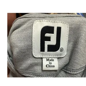 FootJoy FJ Gray Athletic Quarter Zip Pullover Golf Top‎ Neon Accent Performance thumbnail 6