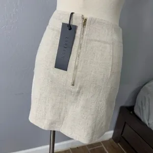 Princess Polly Lioness The Lola Mini Skirt, Oatmeal, 2 thumbnail 2