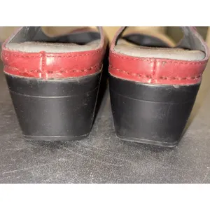 Dansko Ox Blood Red Leather Mary Jane Clogs Sz.9 Discontinued 2011 thumbnail 12