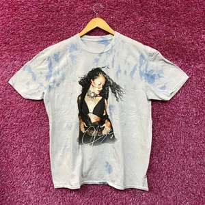 Aaliyah Queen Of RNB Tie dye Tshirt size extra large thumbnail 1