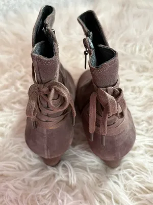 Clarks Artisan Alpine Andi Suede Lace-Up Slouch Booties Size 10 thumbnail 3