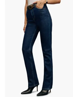 NWT $178 Reformation Jax High Waist Straight Leg Jeans 28, SENECA thumbnail 4