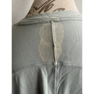Lululemon Back in Action Long Sleeve Shirt Sage Green‎ Relaxed Fit Size 10 flaw thumbnail 4