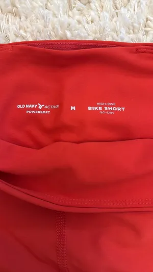 Old Navy Red biker short thumbnail 3