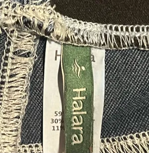 Womens small Halara Flex High Waisted Pockets Baggy Wide Leg Washed Casual Jean thumbnail 9