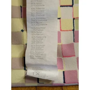 Fabletics Women’s High-Waisted Biker Shorts Size XL Pastel Geometric Print (7902 thumbnail 5