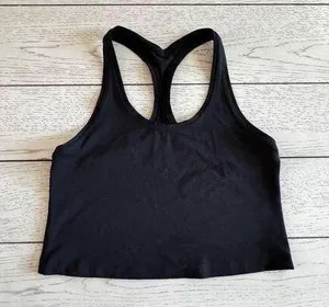 Lululemon Cool Racerback II Crop It Black thumbnail 1