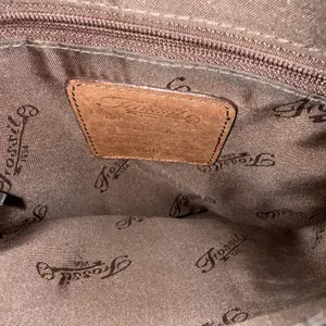 Vintage Y2k Fossil Boho Hippie Gypsy Brown Crossbody Genuine Leather Purse‎ Bag thumbnail 11