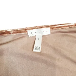 Leith Pink Velvet Long Sleeve Wrap Dress‎ thumbnail 2