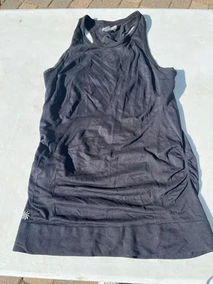 Athleta Black Racerback Performance Tank thumbnail 1