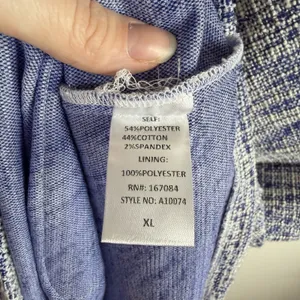 NWT Pomander Place Tuckernuck Blue‎ Tweed Shift Dress XL Old Money Preppy Office thumbnail 6