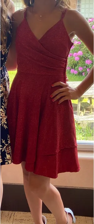 Crystal Doll Red dress thumbnail 3