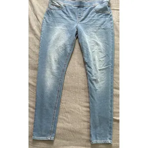 Arizona Jean Co Womens Plus Jegging Light Wash Blue Pull On Denim Pants 18.5 thumbnail 2