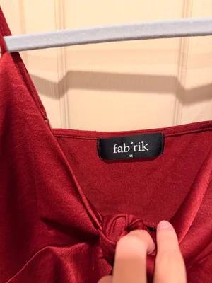 fab'rik Top Tank red bow thumbnail 2