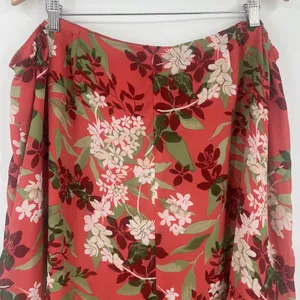 Emma Jame Boho 2 Piece Skirt Set Cottagecore Floral Rust Romantic Flowy Chiffon thumbnail 13