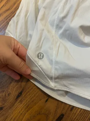 White Lululemon Shorts thumbnail 2