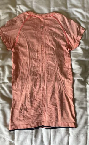 Lululemon swiftly tech short sleeve shirt 4 salmon pink thumbnail 2