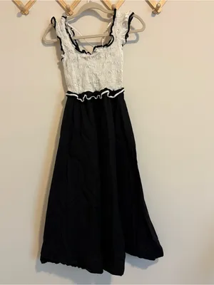 Free People Tovi Smocked Midi Dress size XS thumbnail 3