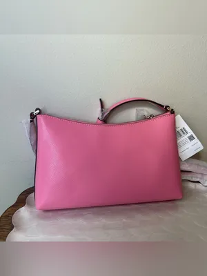 Kate Spade Sadie Small‎ Crossbody Blossom Pink Saffiano Leather NWT thumbnail 7