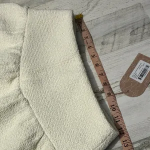 Meshki Wool Blend Cyrus Gathered Boucle Ivory Mini Skirt Size XS NWT thumbnail 11