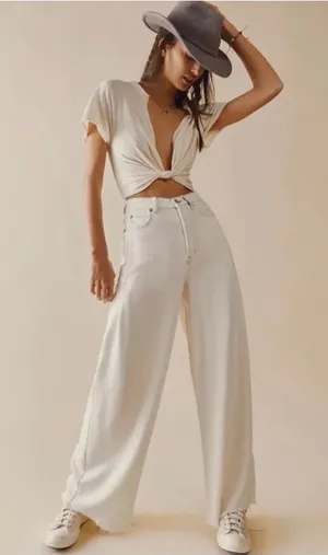 Free People Old West Slouchy Jeans thumbnail 1