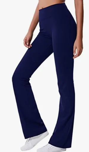 Amazon Soft ChinFun Performance High Waist Bootleg Yoga Pants Inner pocket leggings XXL thumbnail 1