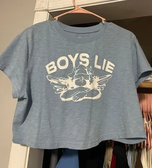 Boys Lie Crop Top thumbnail 1