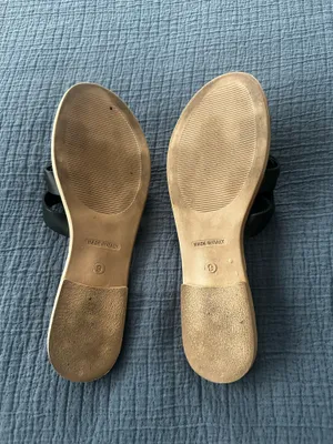 Black Steve Madden Sandals Leather thumbnail 3