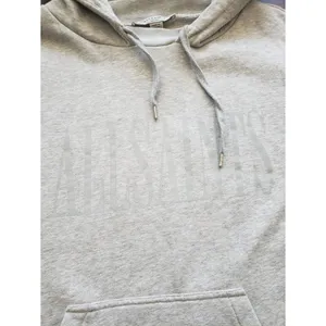 All Saints Light Gray Hoodie Size S Loungewear Streetwear Chic Comfy Cotton thumbnail 4