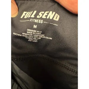 Full Send Womens Black Ruched Side Cinch High Waisted‎ Athletic Shorts Size Med thumbnail 10
