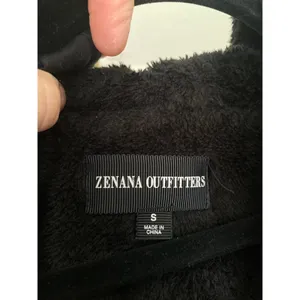 Zenana Outfitters Hooded Vest Black Utility Sherpa‎ Lined Streetwear Layers Boho thumbnail 5