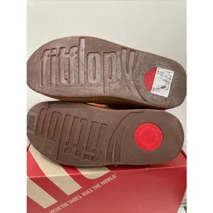 Fit flop crush boot brown sugar Suede women's 7M Wobble‎ Board NIB thumbnail 7