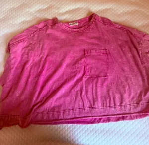Kids Pink Pocket Tee - Unbranded thumbnail 1