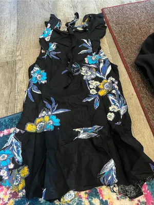 Free People Summer in Tulum linen floral Mini Dress small thumbnail 9