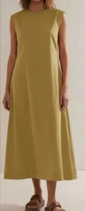 FP Beach Green Sleeveless Simone Open Back Maxi Dress - NWOT - Size L thumbnail 1