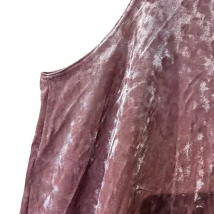 i.JOAH Mini Tent Dress Pink Velour Sleeveless SZ SM USA High Neck Boho Fairy thumbnail 5